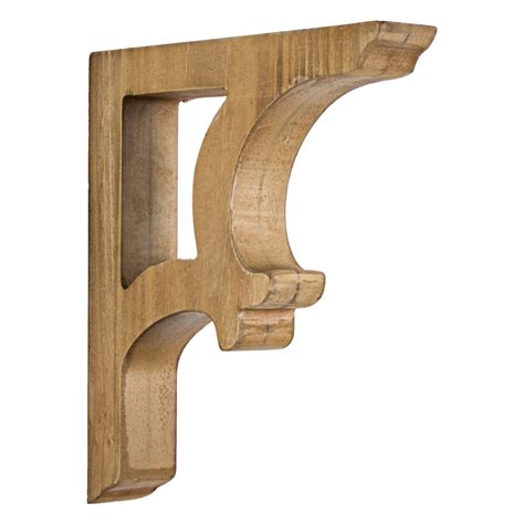 wooden wall shelves with brackets